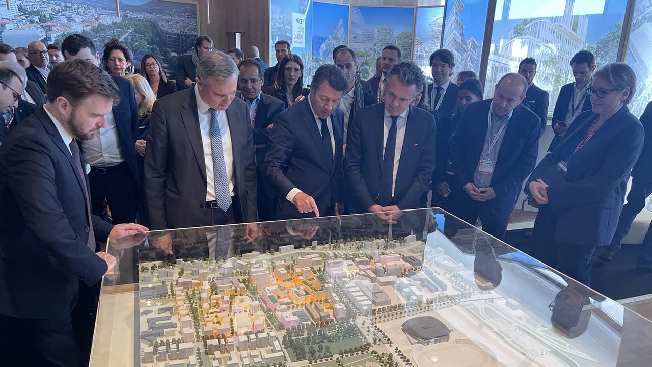 Nice Côte d’Azur se présente au MIPIM en vert et bleu méditerranée