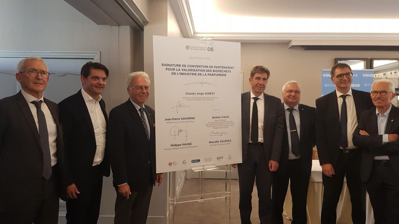 Grasse : les industriels du parfum vont produire du biogaz avec leurs déchets