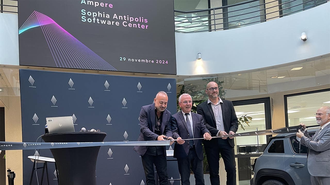 Ampere joue l'atout Sophia dans la révolution logicielle automobile
