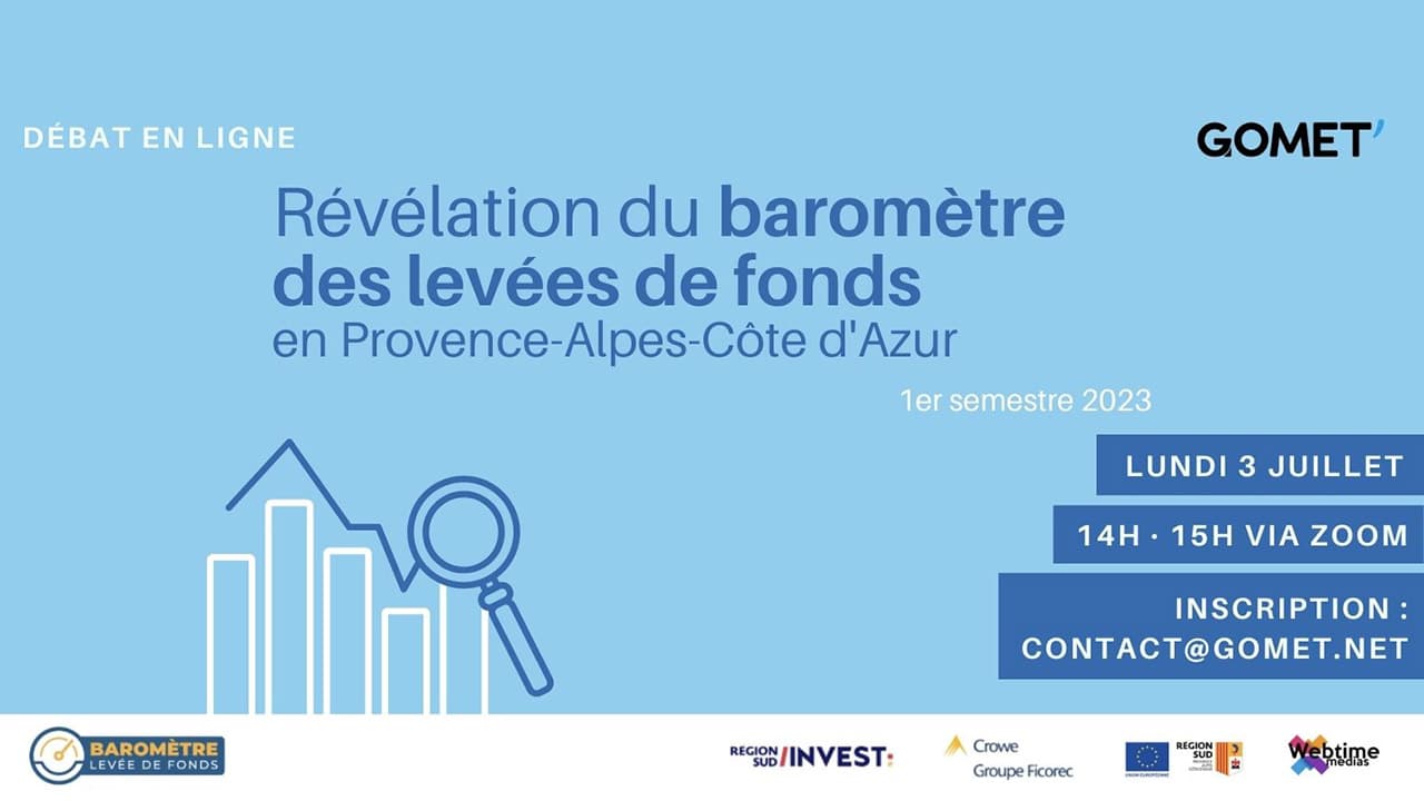 Levées de fonds du 1er semestre en PACA : les révélations du baromètre Gomet