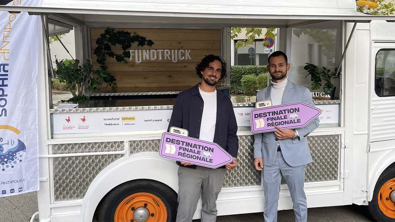 Omnishape et Bedboat, lauréats de l’étape Sophia du Fundtruck