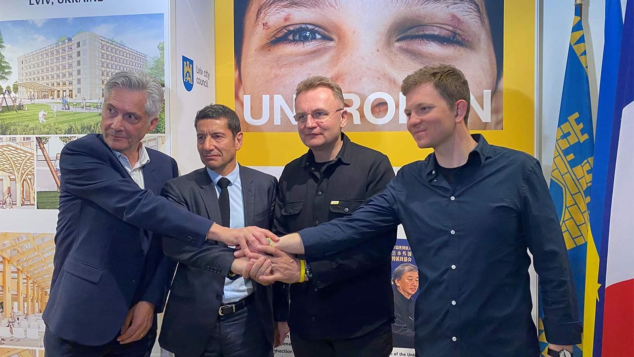 ​​MIPIM : Cannes avec Lviv (Ukraine) dans le projet “Unbroken”