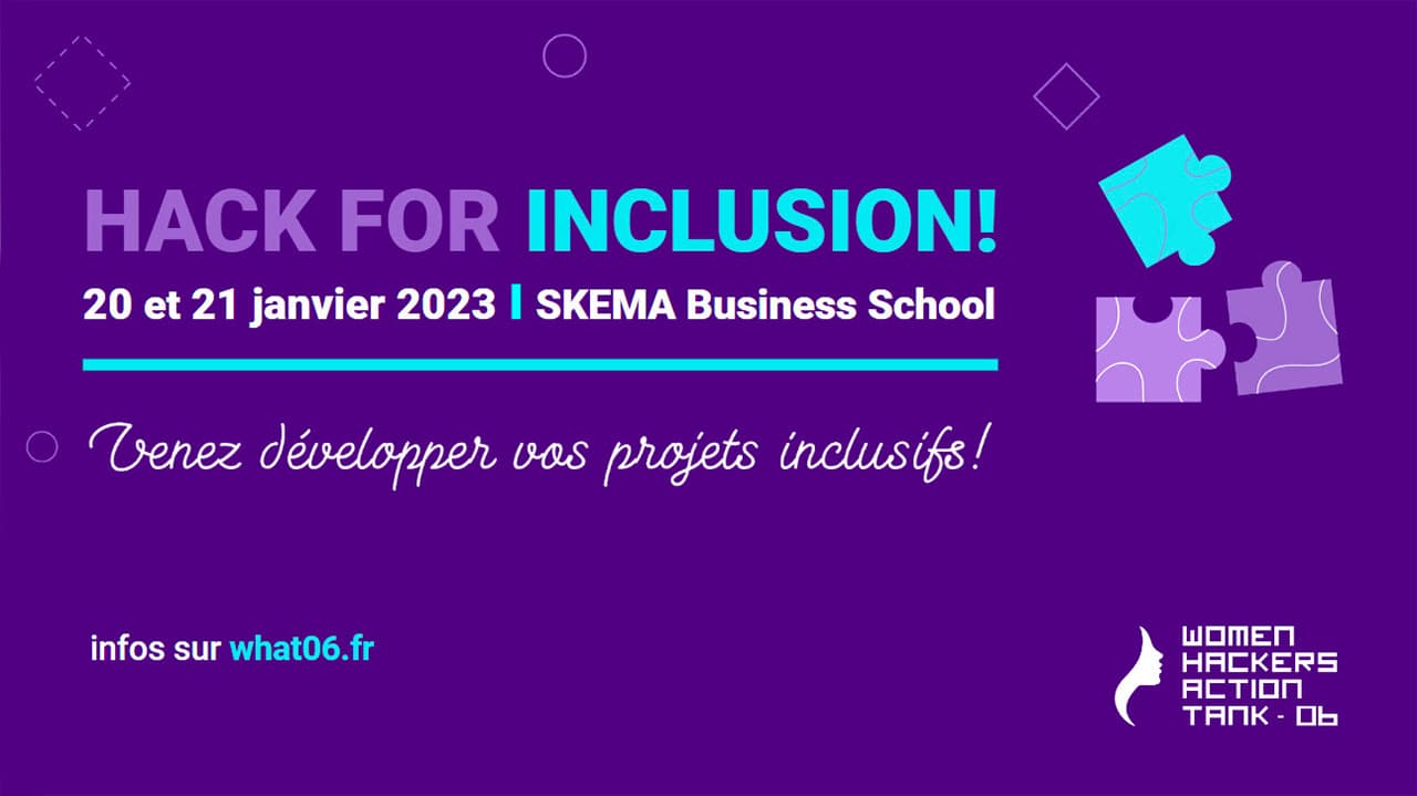 Sophia : un hackathon What06 sur l’inclusion