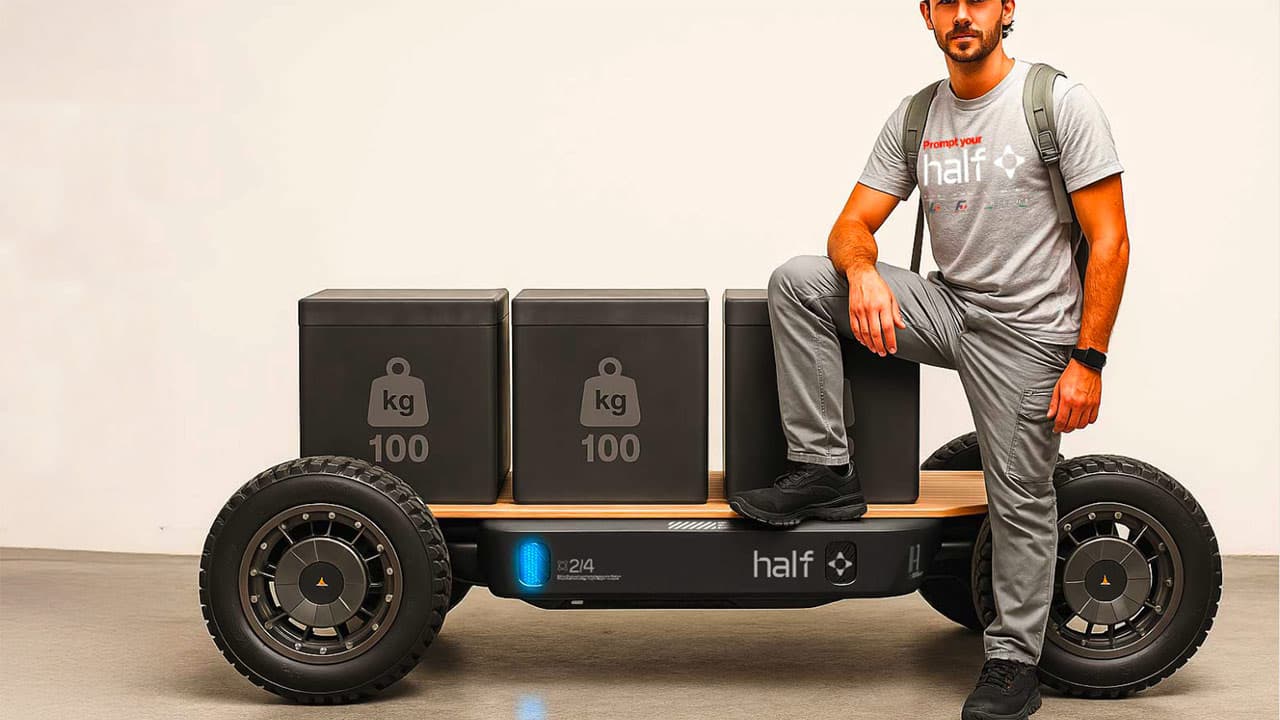 L2 Concept à Sophia : la folle aventure de “Half”, la “mule du 21ème siècle”