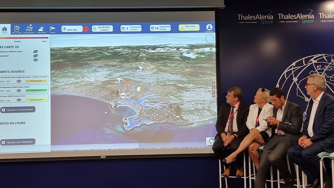 Cannes va expérimenter PUMA-X, une plateforme de gestion des risques climatiques
