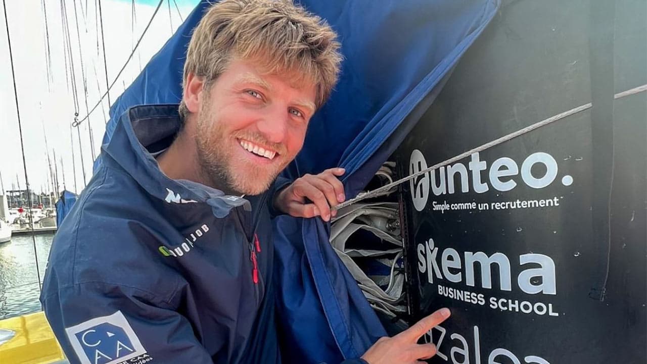 Benjamin Ferré, un diplômé de SKEMA, dans la Transat Jacques-Vabre