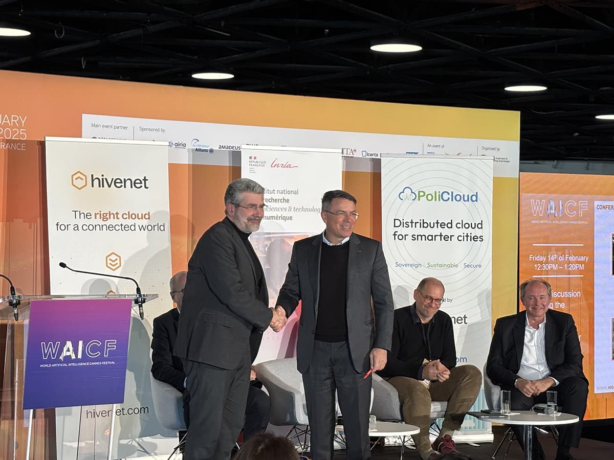 Cannes : Hivenet et Inria renforcent un partenariat exemplaire dans le Cloud