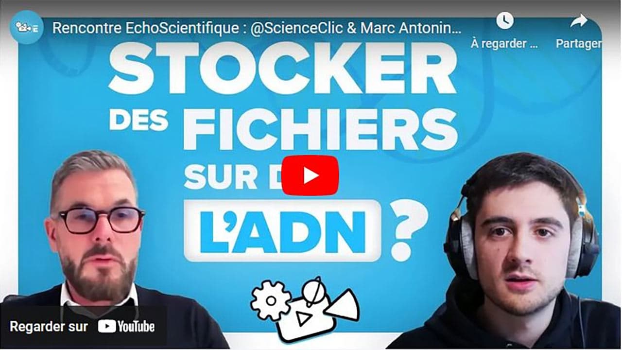 Stockage de données sur ADN : tout savoir (ou presque) avec Marc Antonini