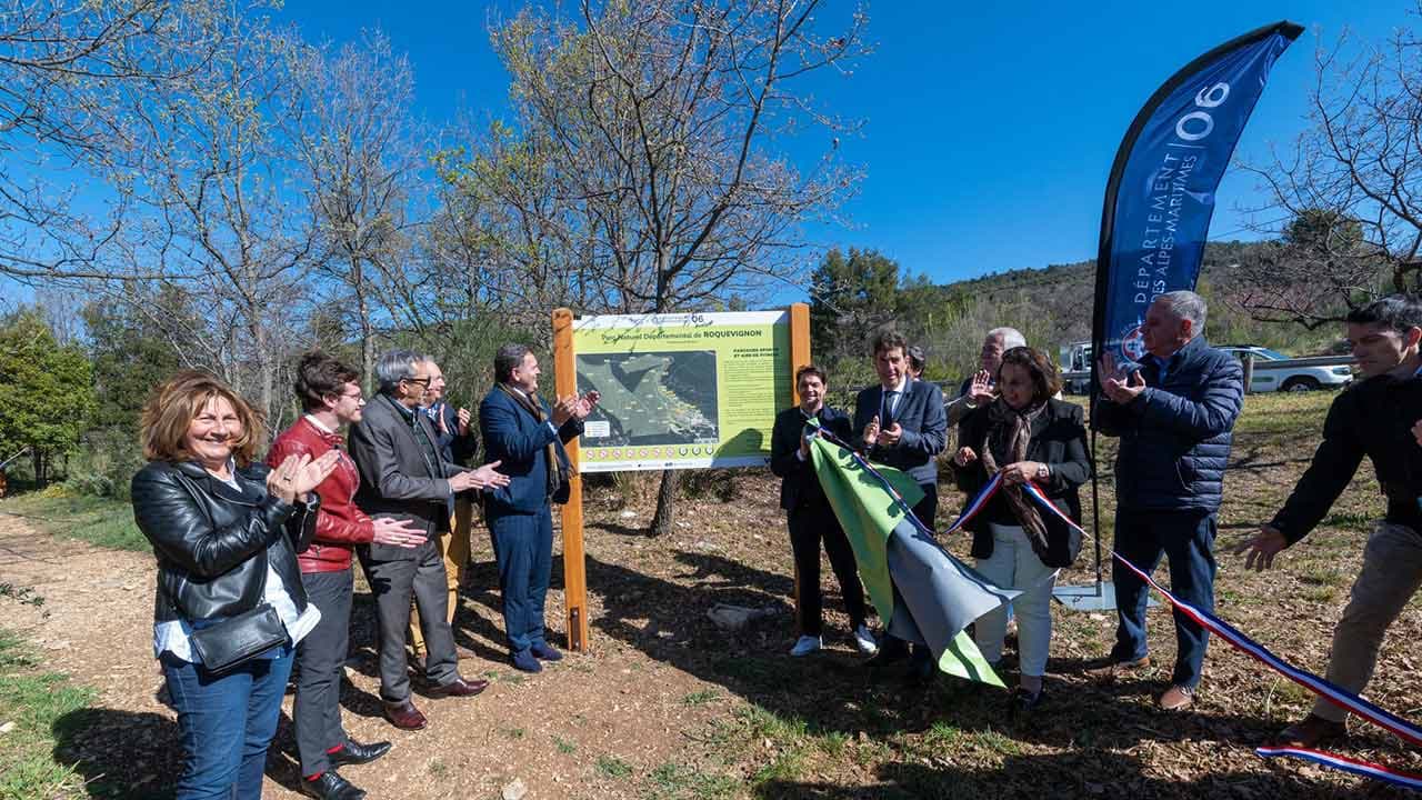 Grasse : le Parc Naturel Départemental de Roquevignon triple sa superficie