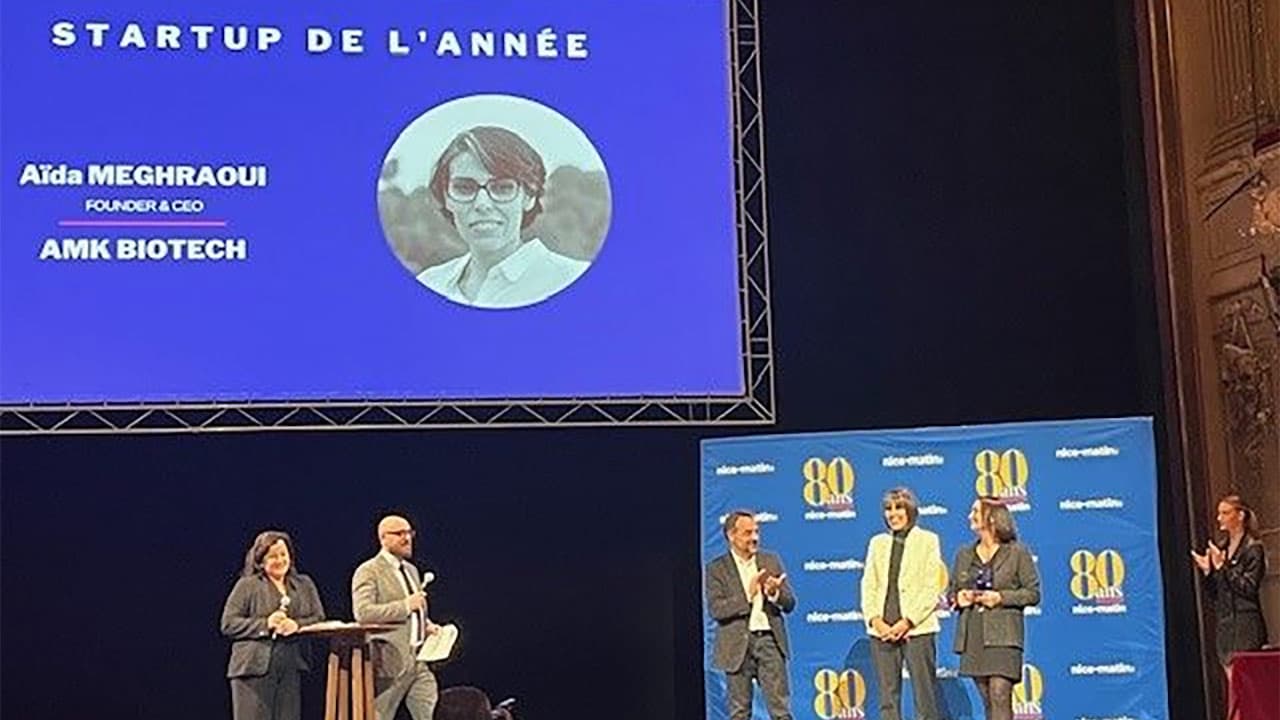 Trophées Nice-Matin : AMK Biotech startup de l’année