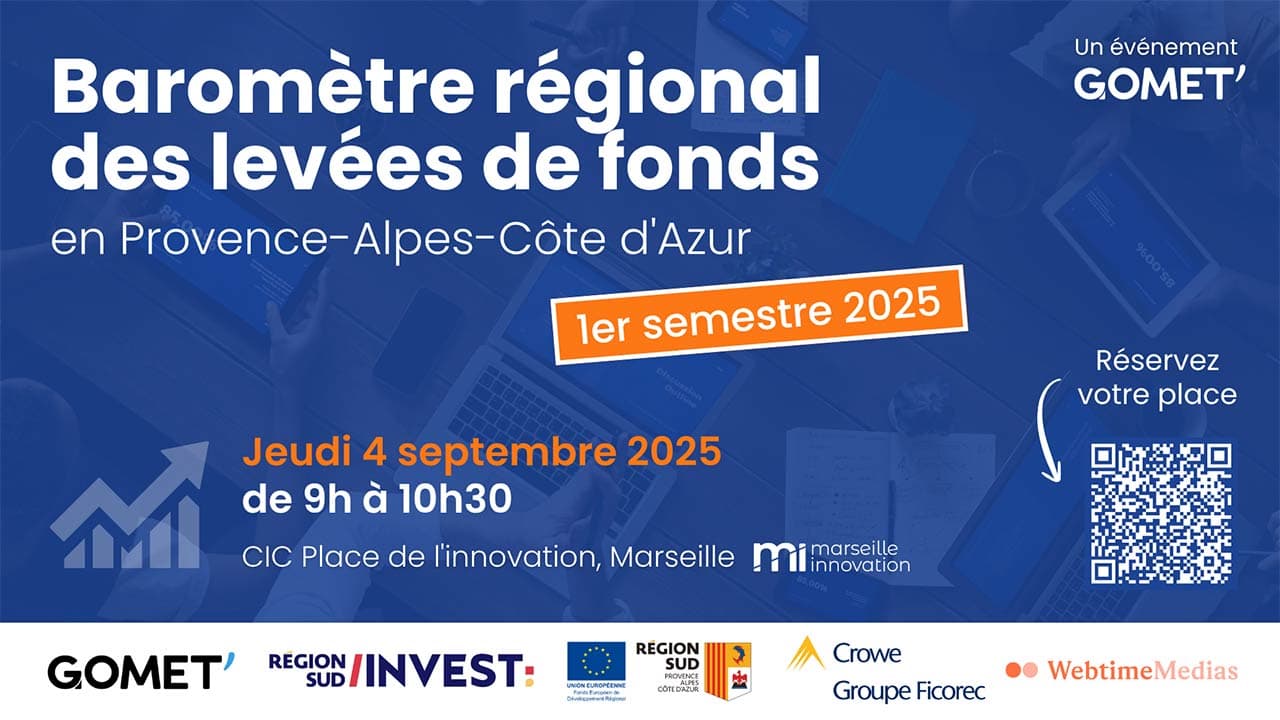 Baromètre Région Sud des levées de fonds : un 1er semestre énergie et industrie