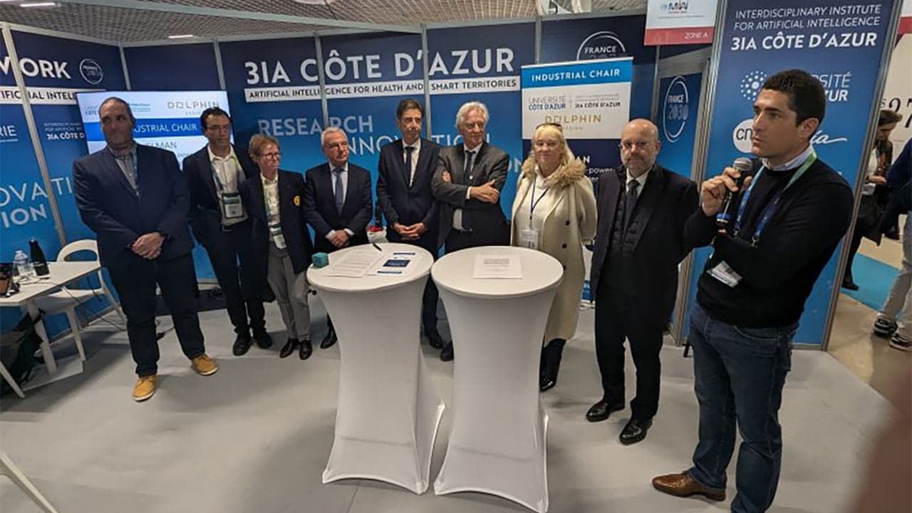 Le 3IA Côte d’Azur a signé sa première chaire industrielle à Cannes