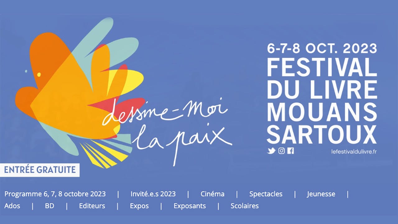 Festival du Livre de Mouans-Sartoux : dessine-moi la paix