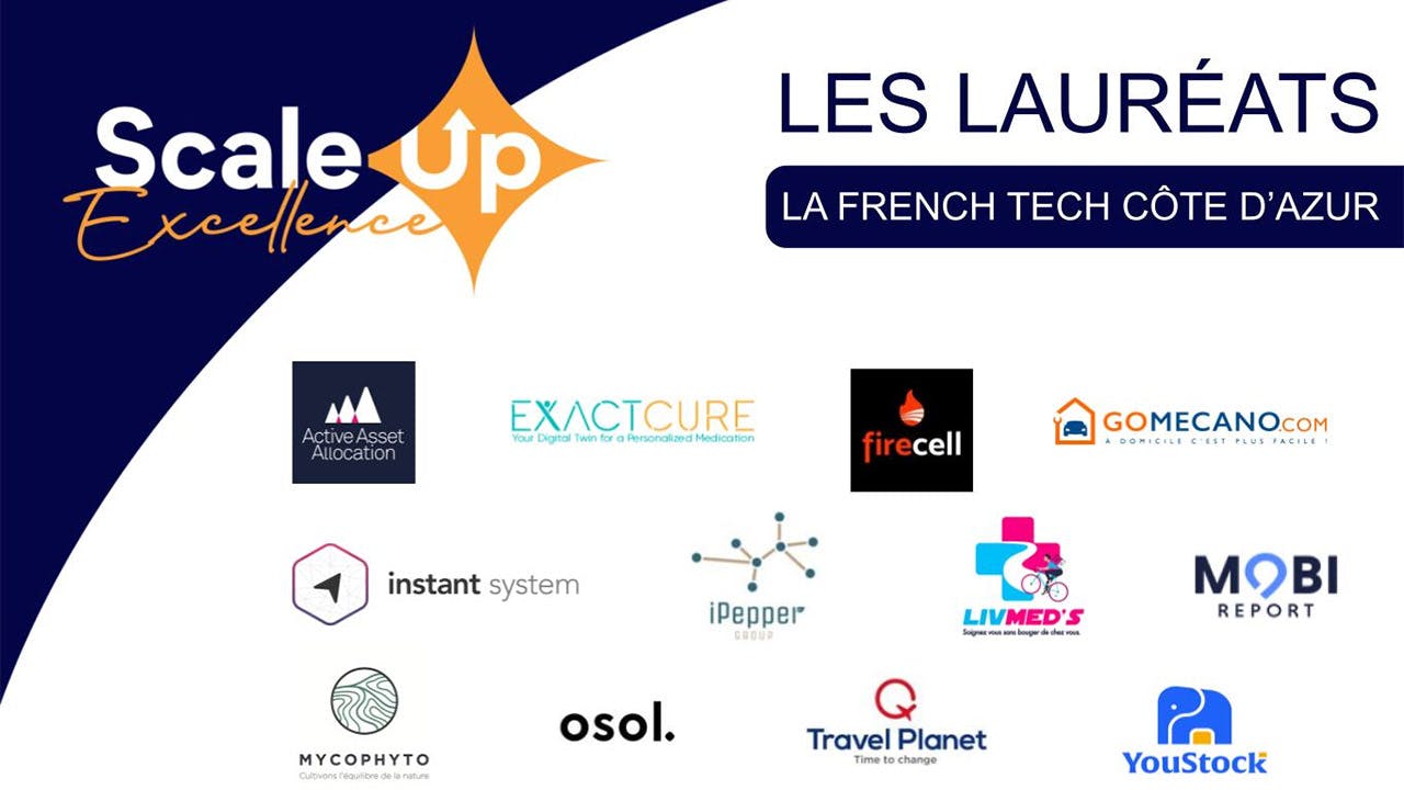 French Tech Côte d’Azur : les dix lauréats de Scale Up Excellence